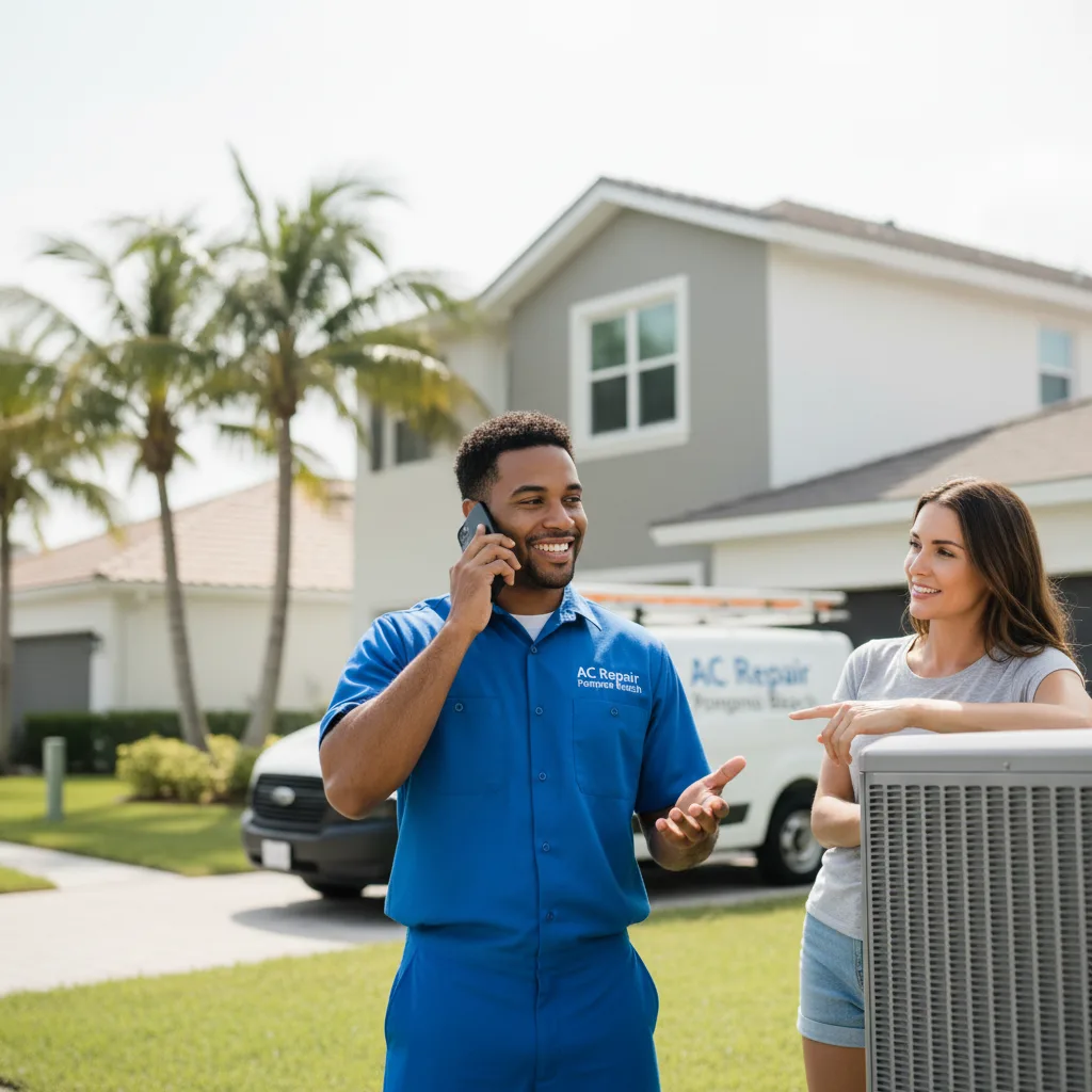 AC Repair Pompano Beach customer support in Hollis Center